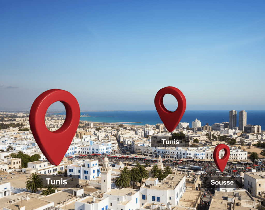 Consultant SEO local en Tunisie sur Google Maps